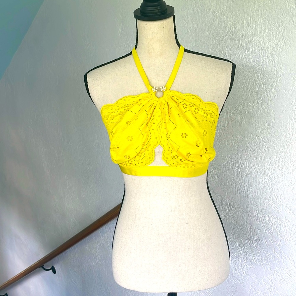 Savage X Fenty Yellow No-wire Bra Women Size 2X